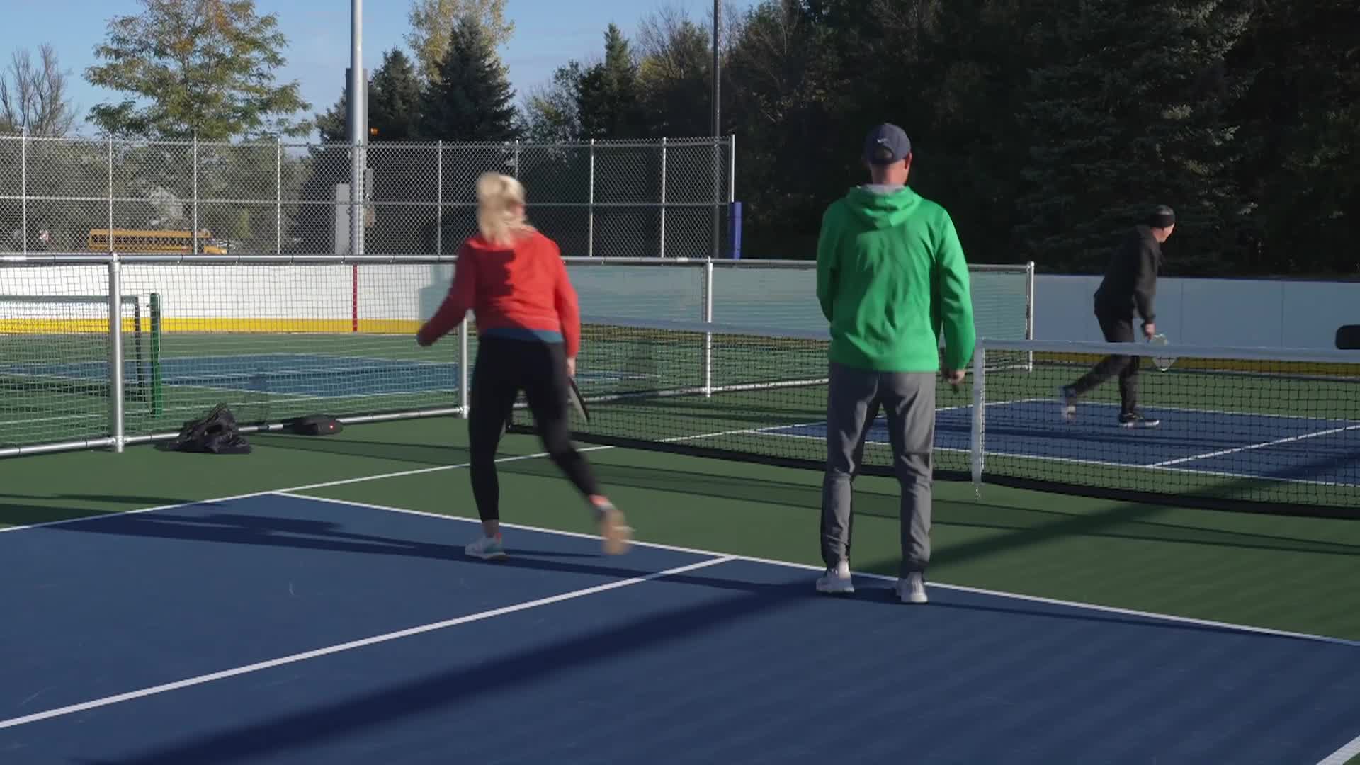 Colby Lake Rink - From Ice to Pickleball