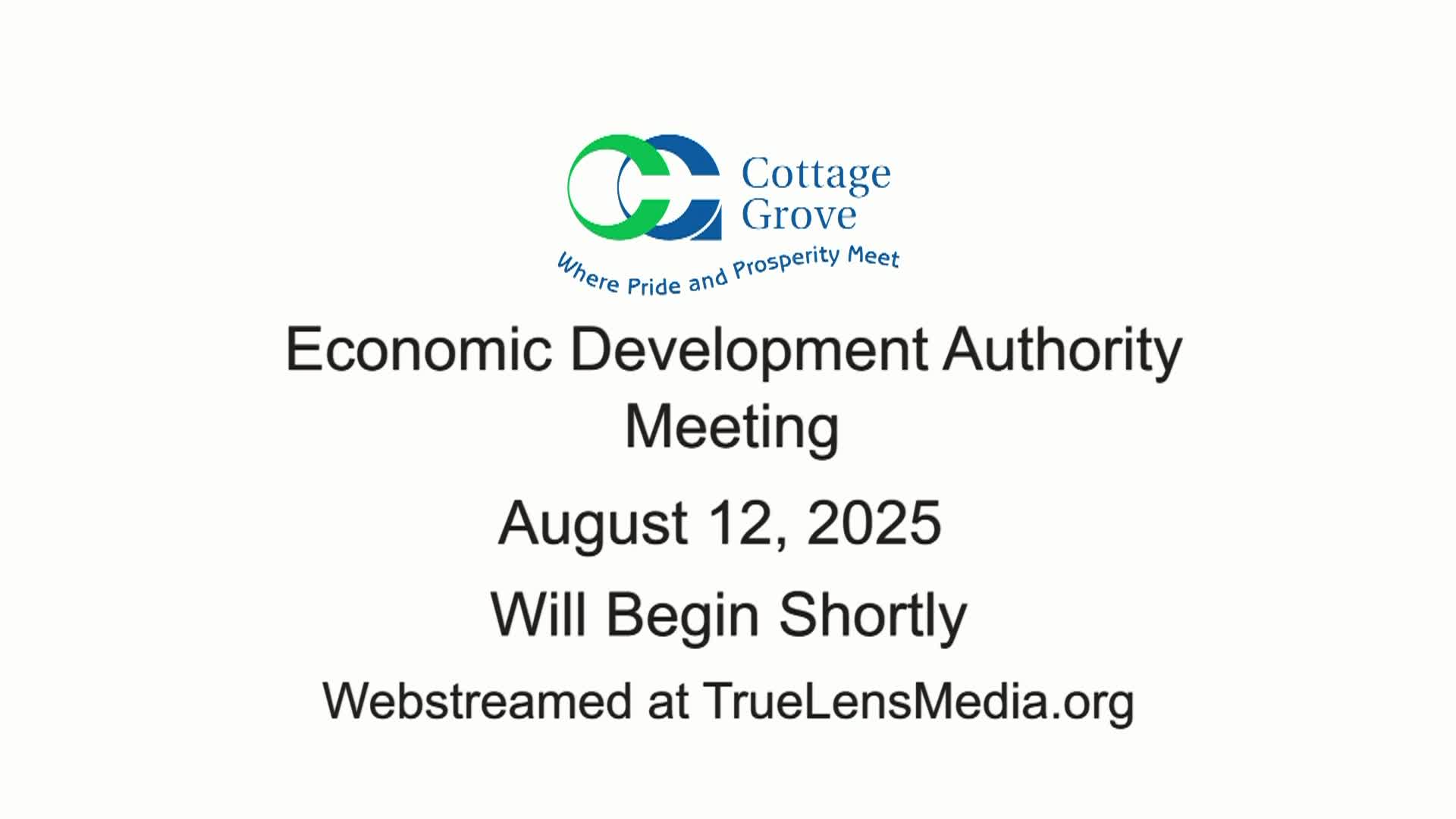 Cottage Grove Economic Development Authority Meeting