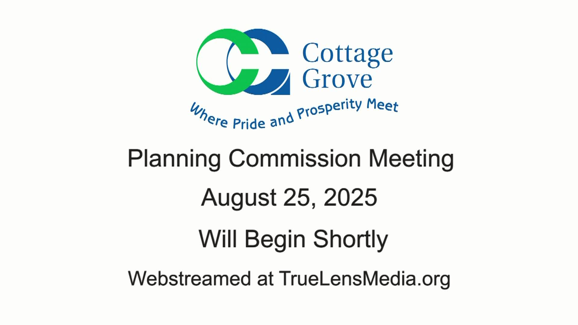 Thumbnail image for Cottage Grove Planning Commission Meeting