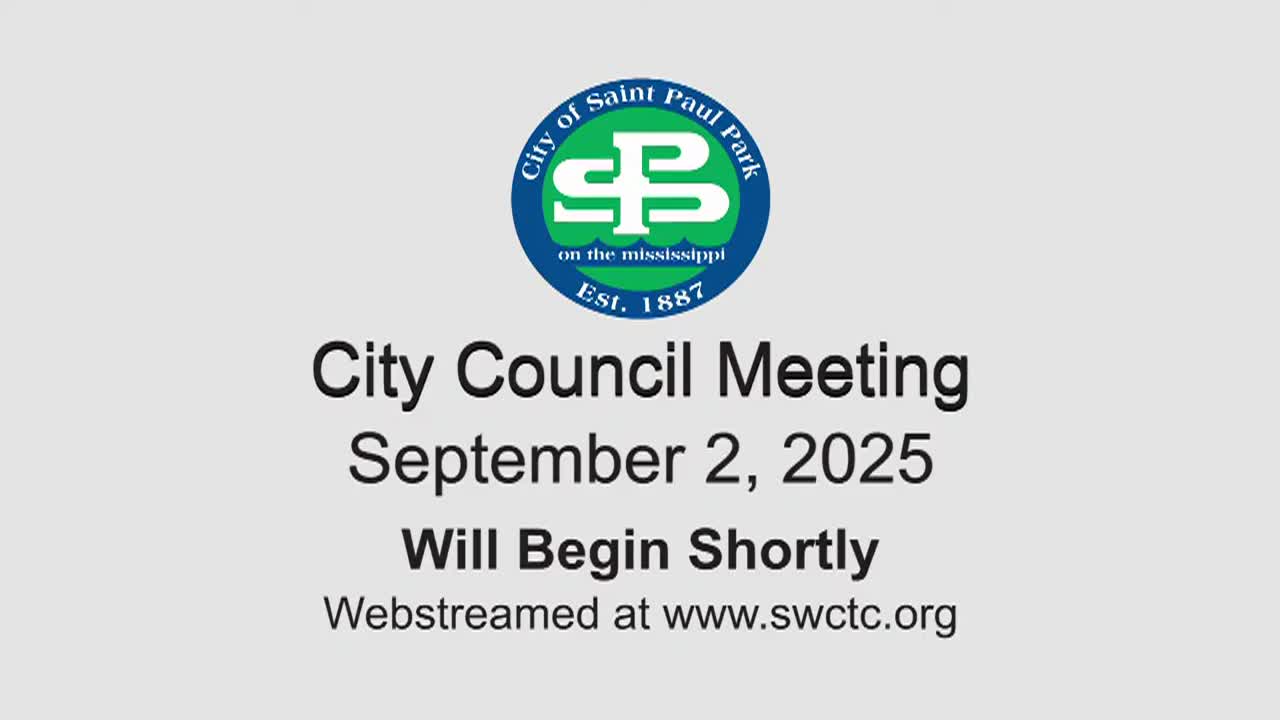 Thumbnail image for St. Paul Park City Council Meeting