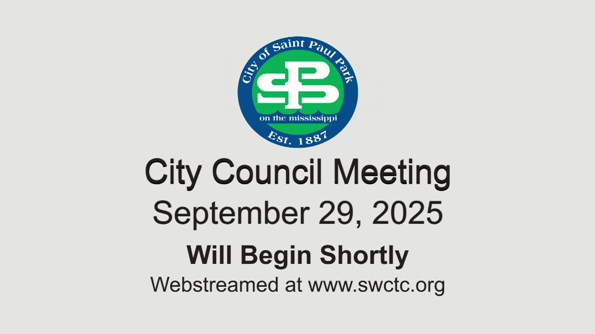 St. Paul Park City Council Meeting