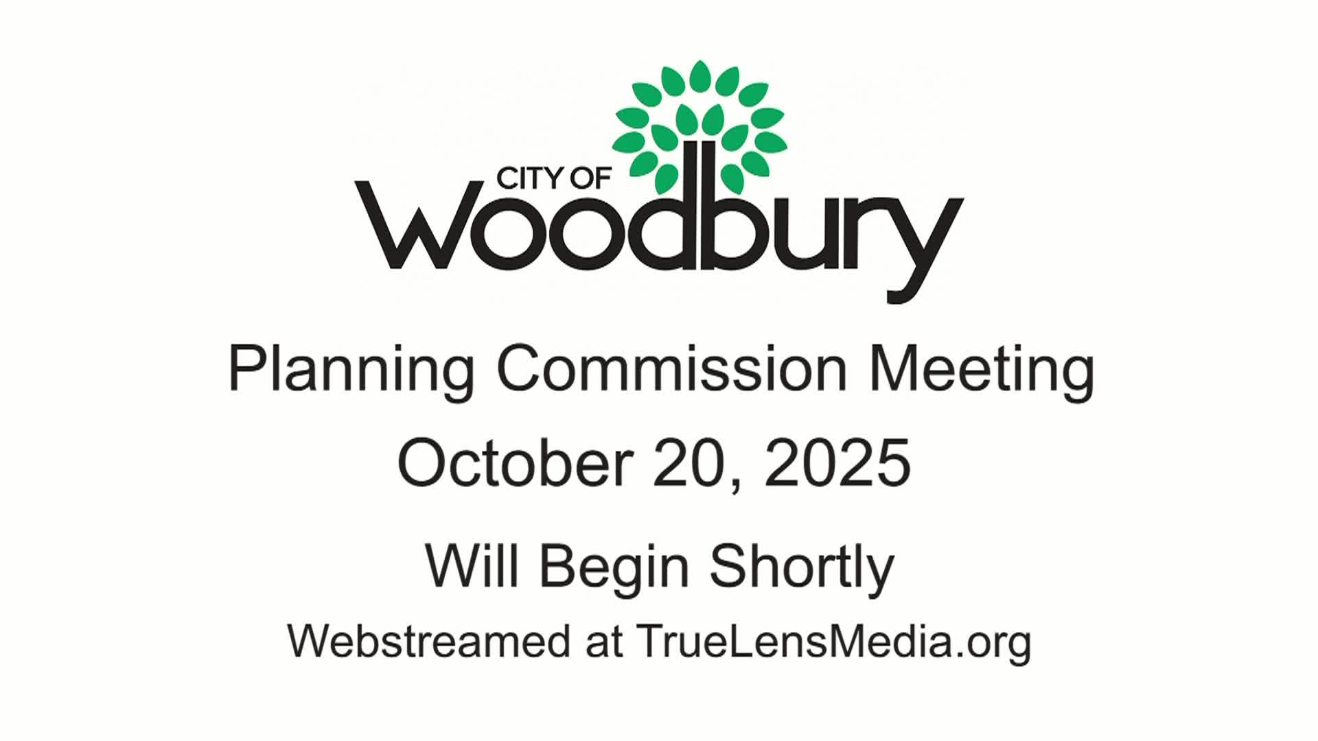 Woodbury Planning Commission meeting