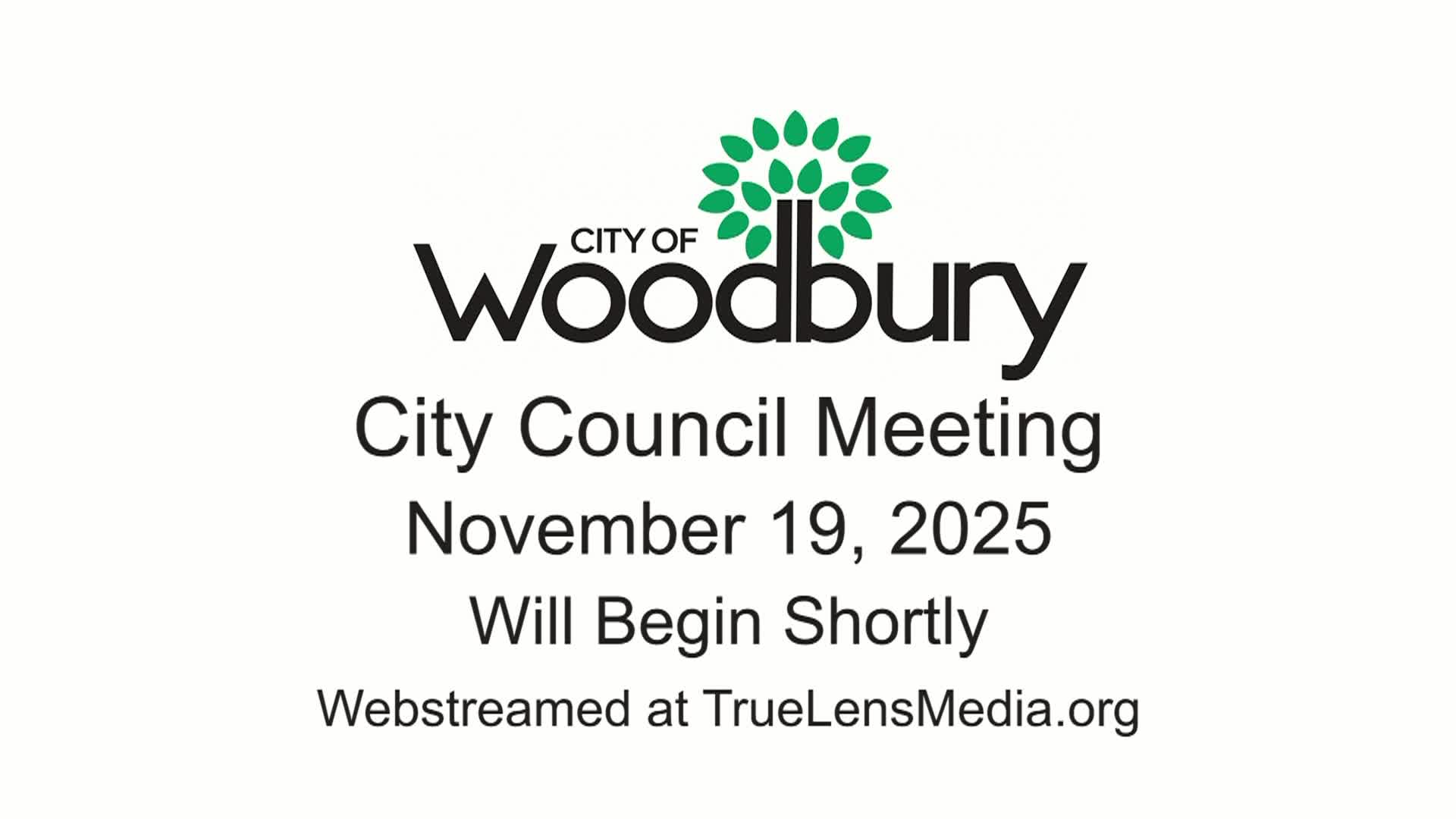 Woodbury City Council Meeting