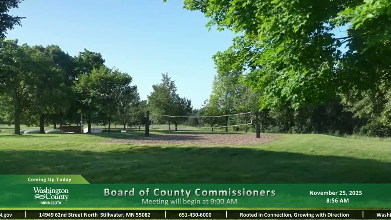 Washington County Board of Commissioners Meeting