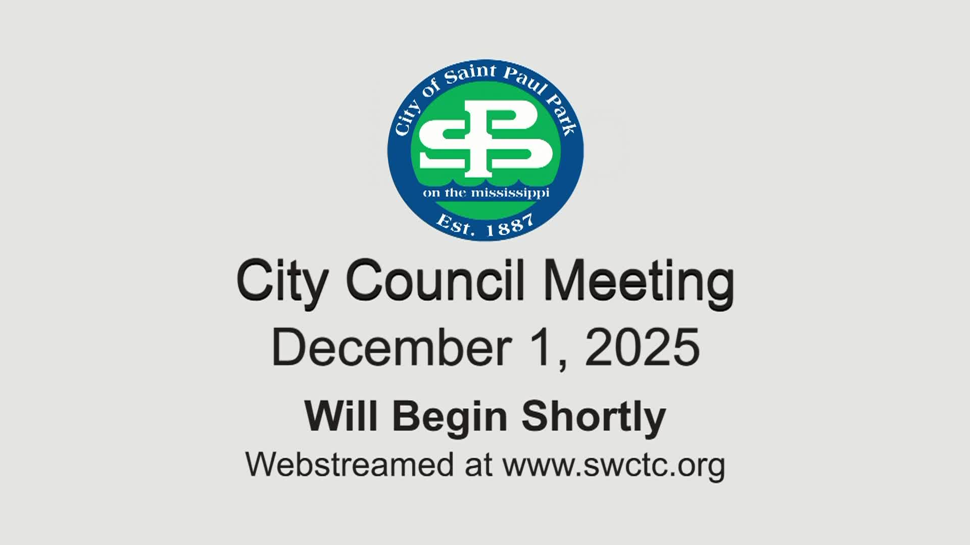 St. Paul Park City Council Meeting