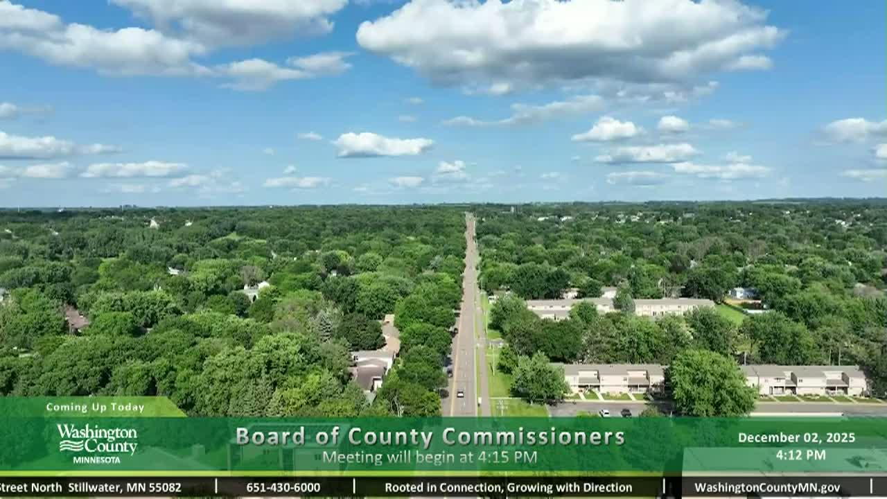 Washington County Board of Commissioners Meeting