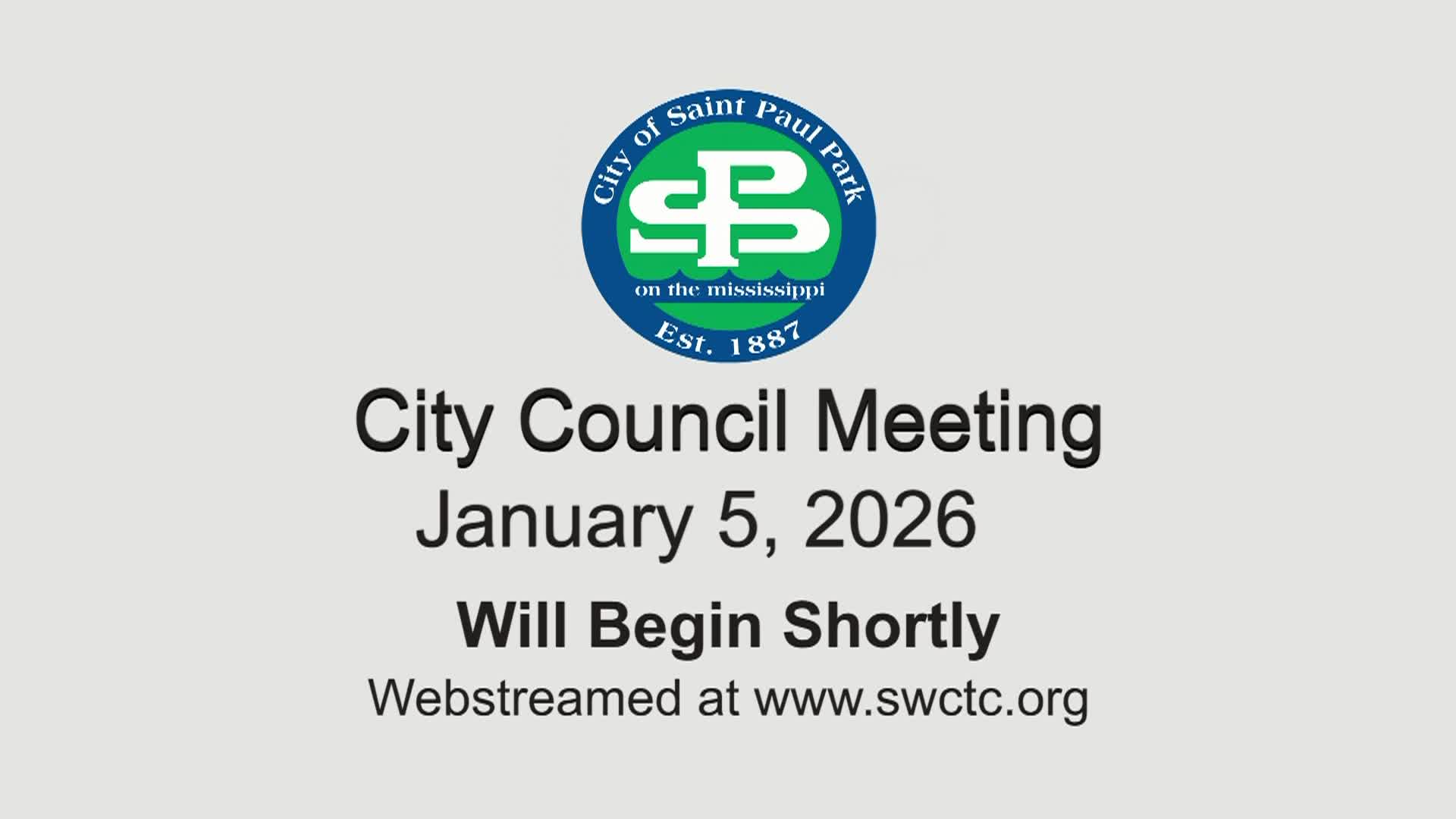 St. Paul Park City Council Meeting