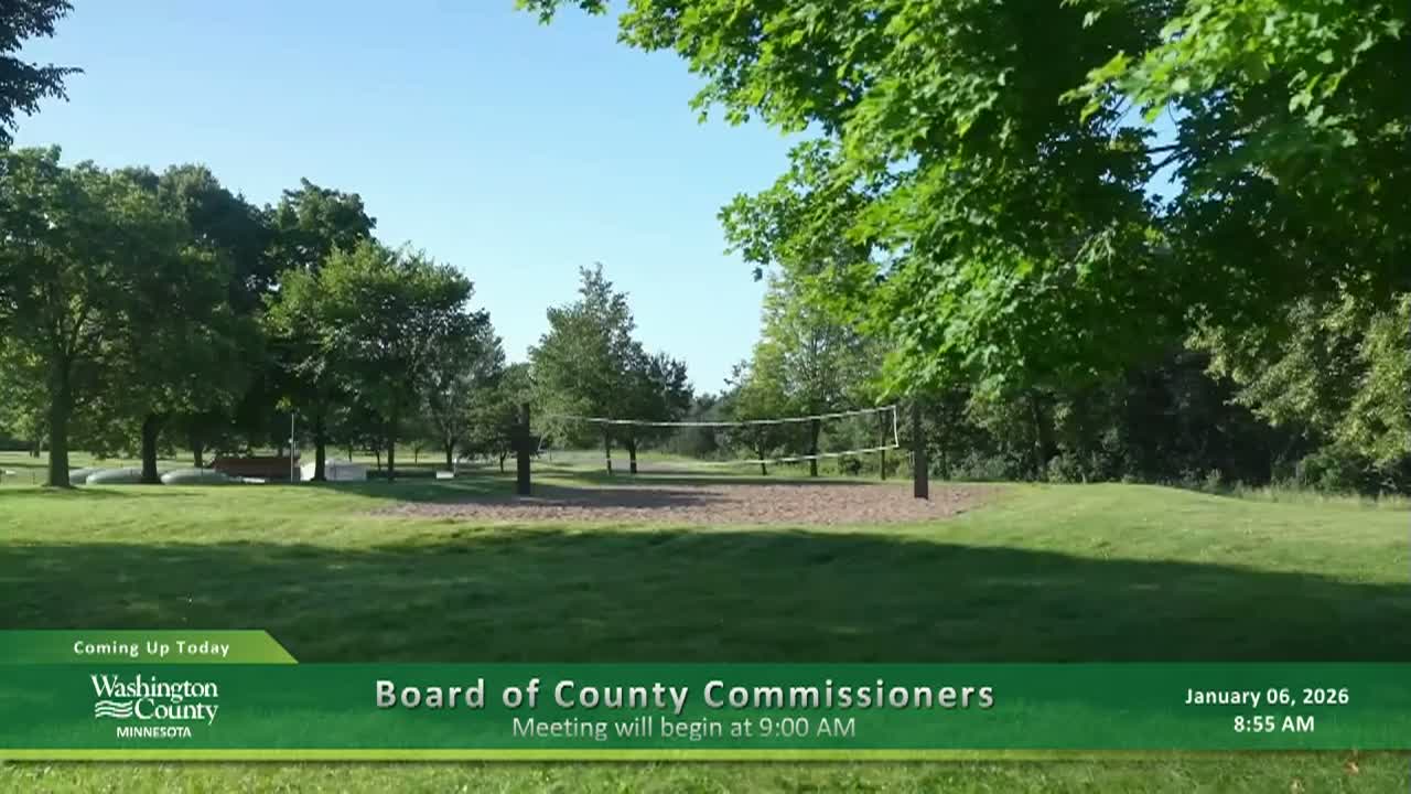 Washington County Board of Commissioners Meeting