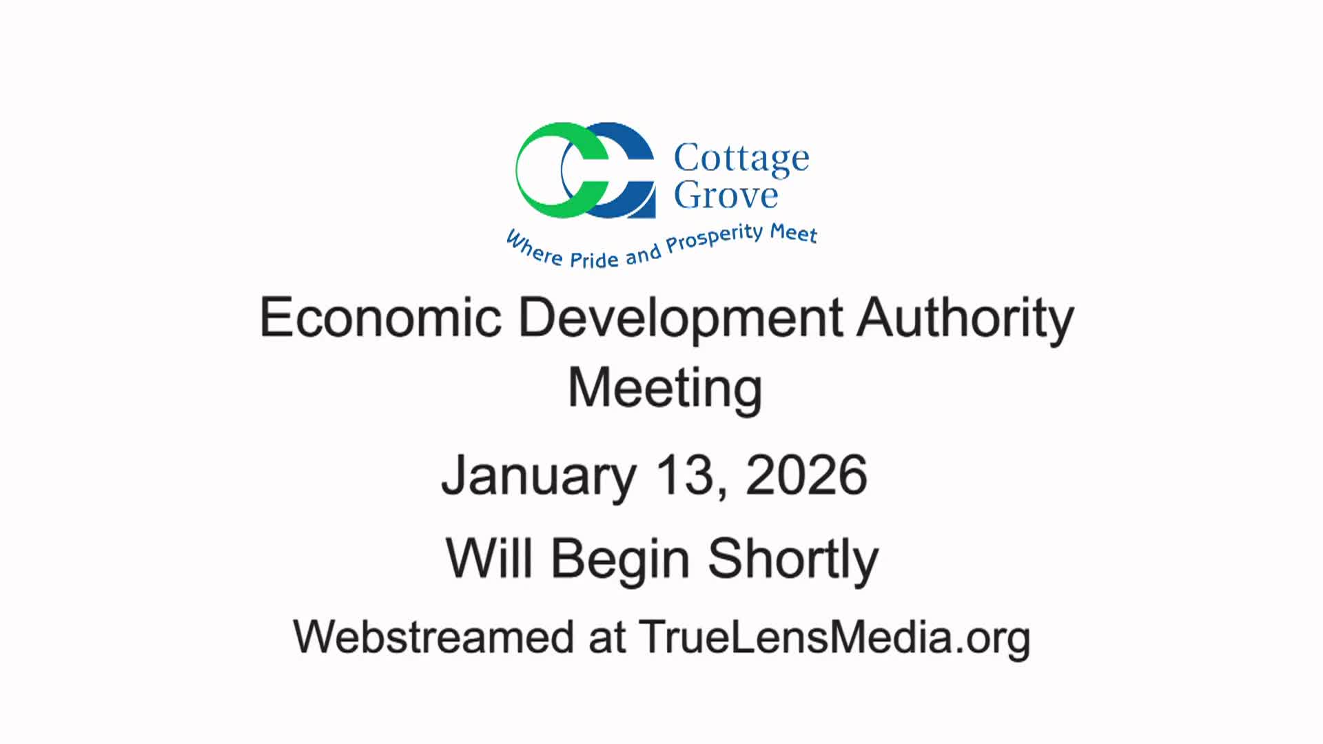 Cottage Grove Economic Development Authority Meeting