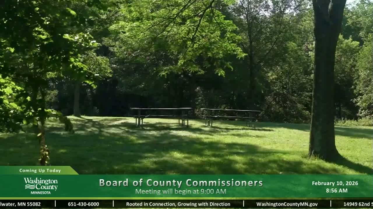 Thumbnail image for Washington County Board of Commissioners Meeting