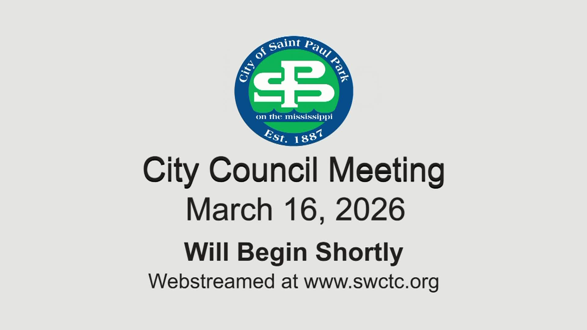 Thumbnail image for St. Paul Park City Council Meeting