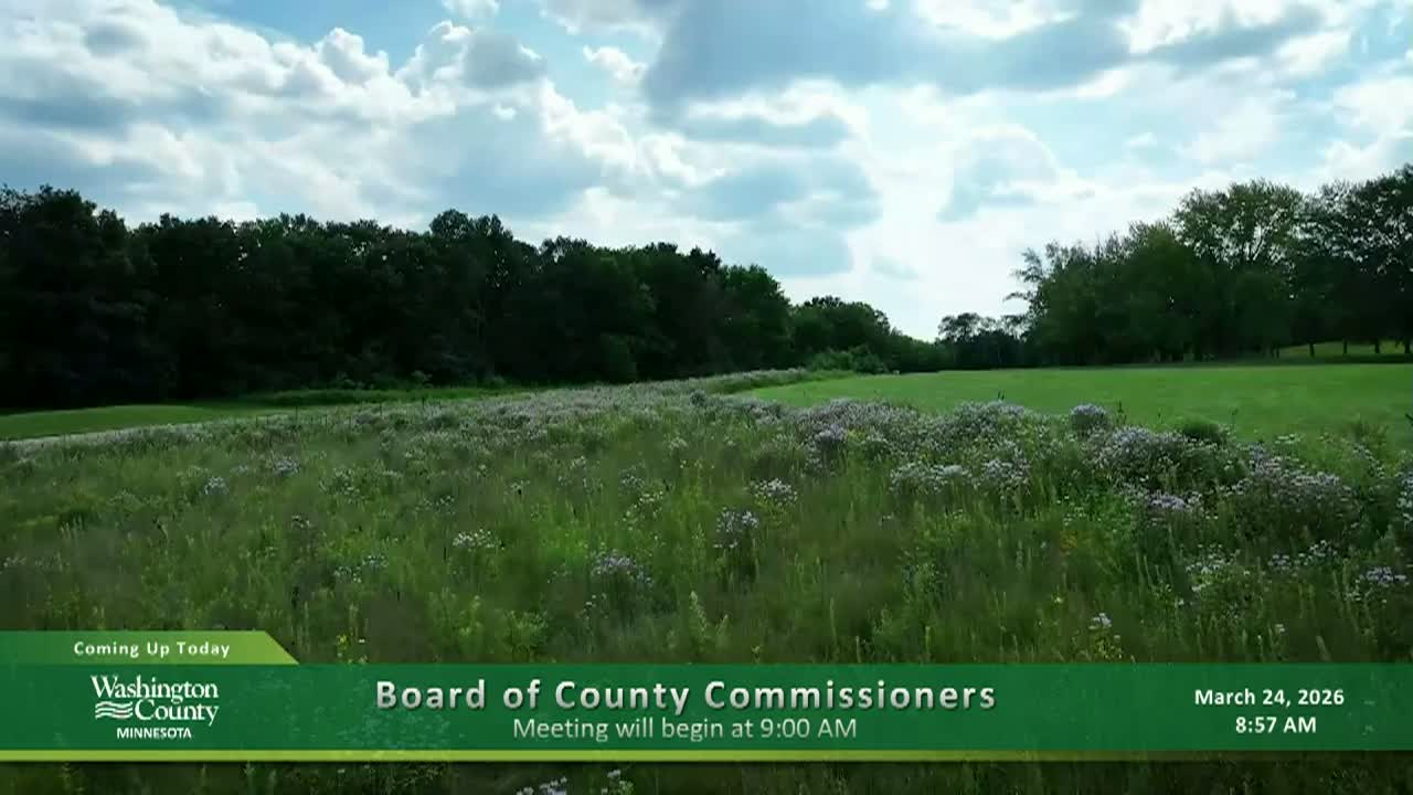 Thumbnail image for Washington County Board of Commissioners Meeting
