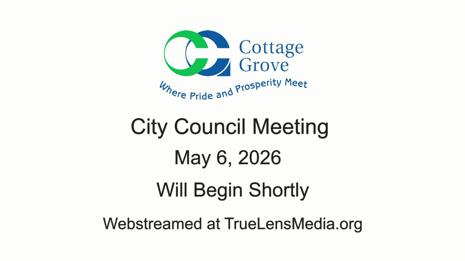 Thumbnail image for Cottage Grove City Council Meeting