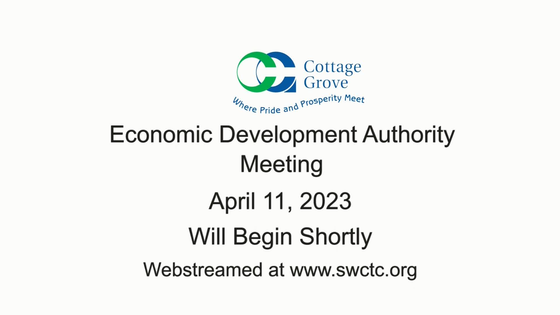 Cottage Grove Economic Development Authority Meeting